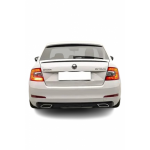 Skoda Octavia MK3 (2013 - 2017) Custom Style Arka Tampon Eki - Difüzör (Plastik)